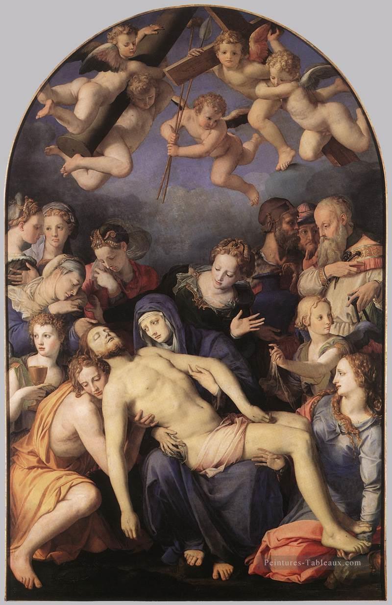 Déposition du Christ Florence Agnolo Bronzino Peintures à l'huile